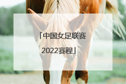 「中国女足联赛2022赛程」中国女足联赛2022赛程表