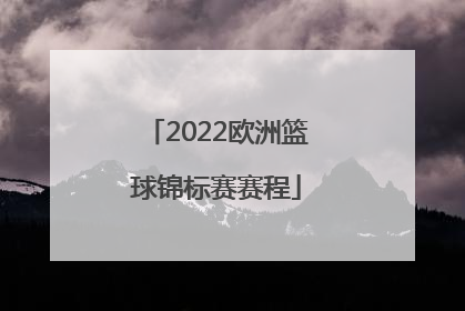 「2022欧洲篮球锦标赛赛程」2022广东省小学生篮球锦标赛赛程